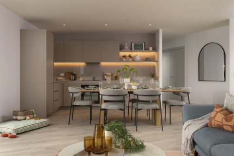 Furnished apartment at Dockside, Leith.